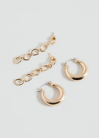 2-pack of earrings