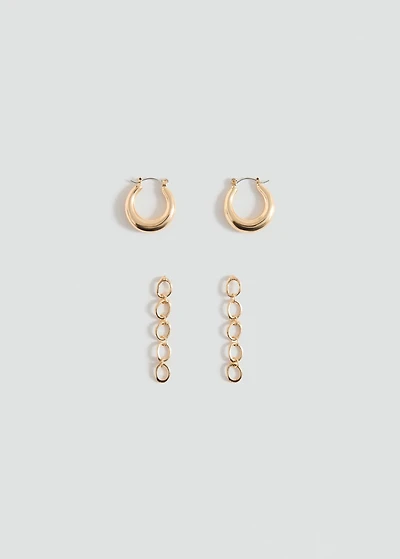 2-pack of earrings