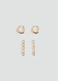 2-pack of earrings