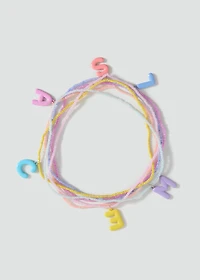 Letters bead necklace