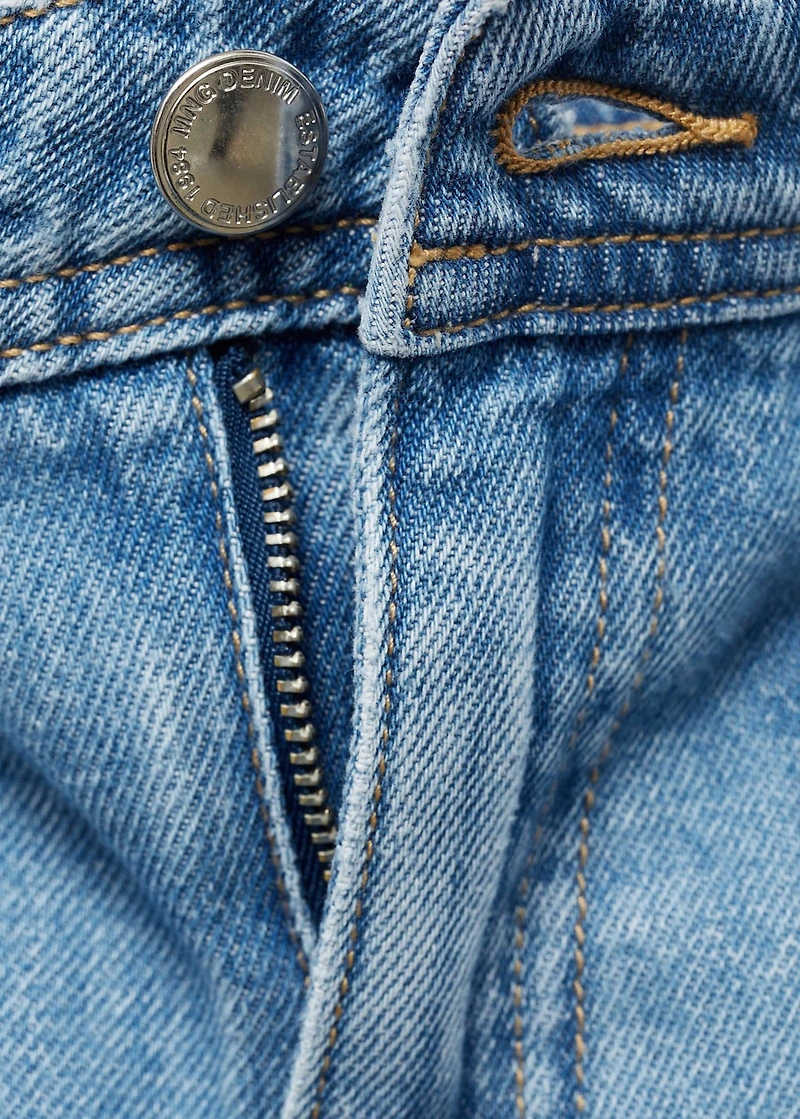 High-rise wide leg  jeans with pockets