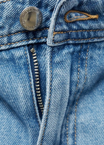 High-rise wide leg  jeans with pockets