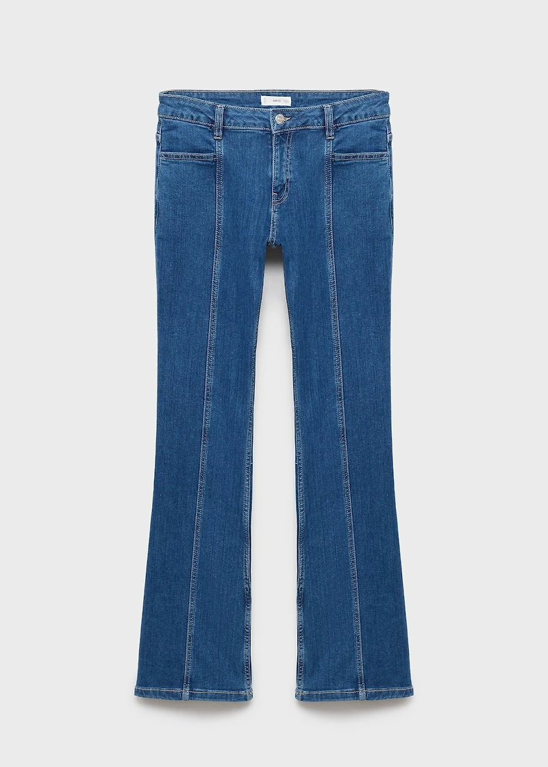 Flared jeans with stars