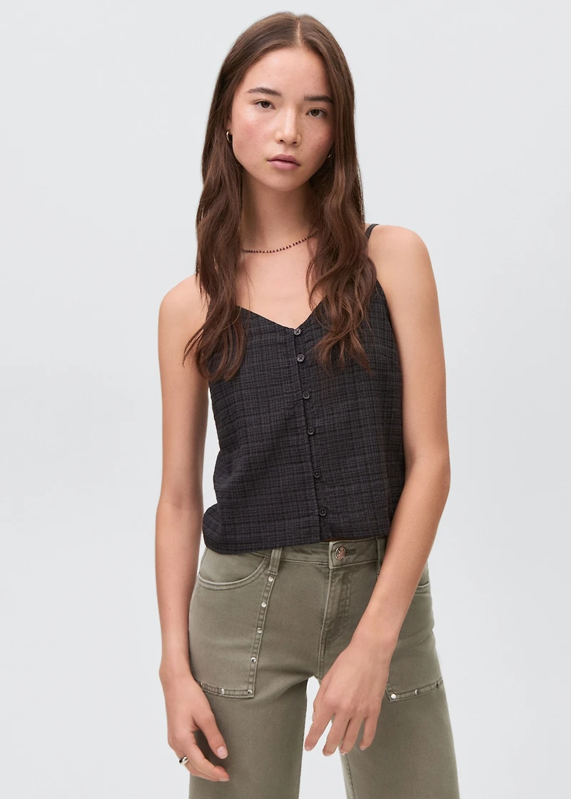 Studded culotte jeans