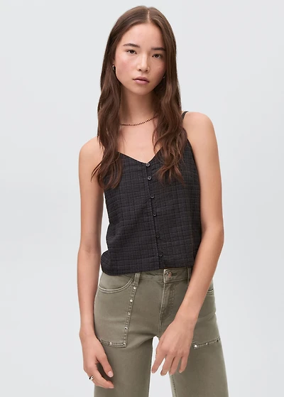 Studded culotte jeans