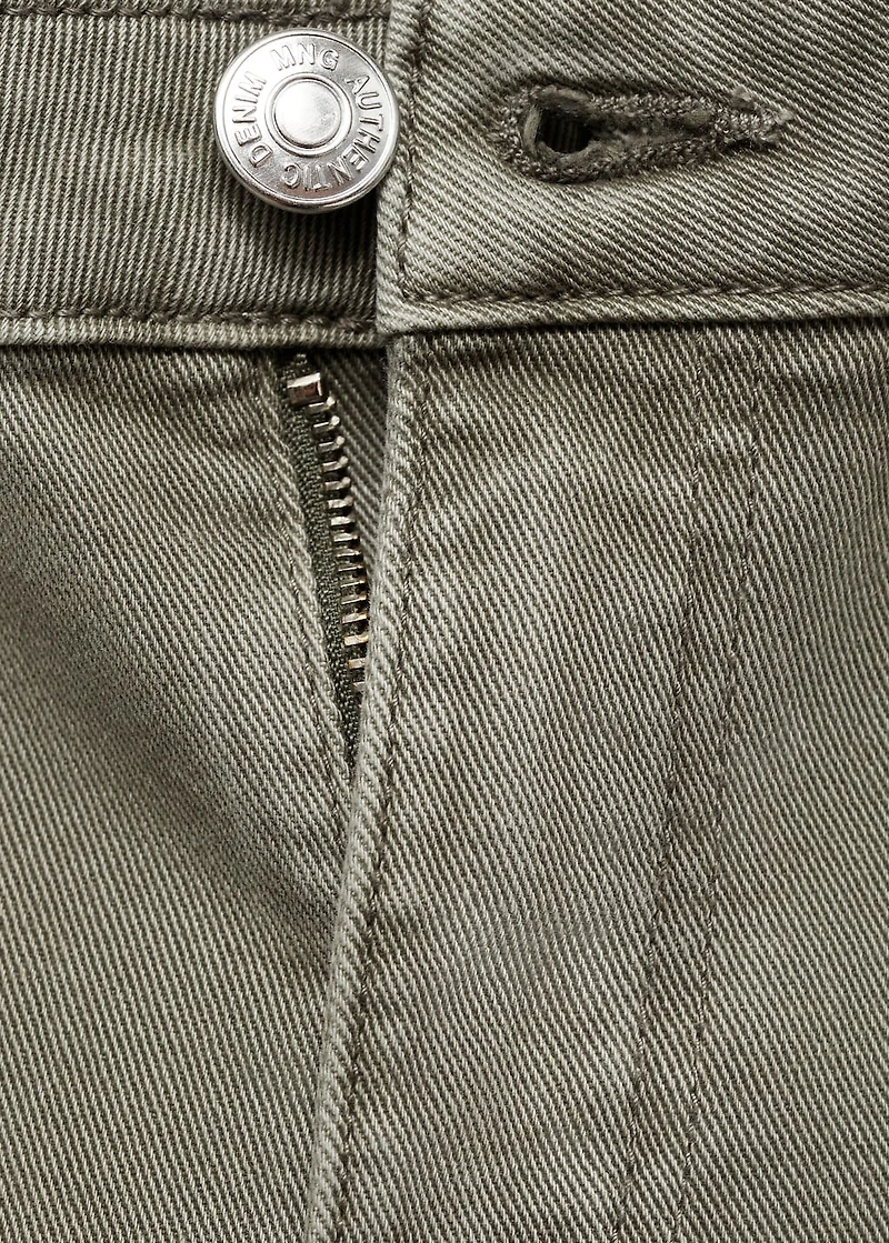 Studded culotte jeans