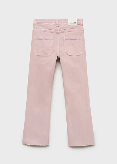 Flared jeans with studs