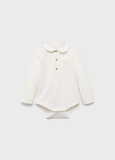 Polo-neck body with pocket