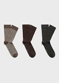 3 pack mixed socks