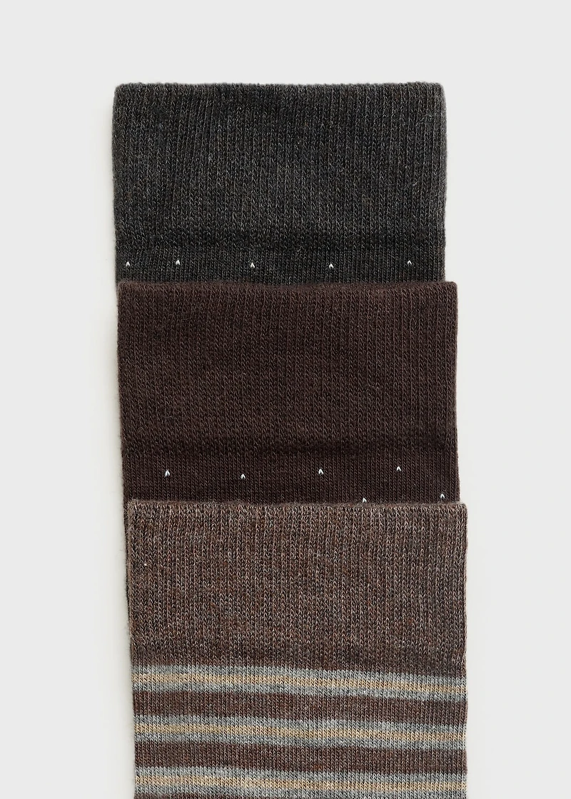 3 pack mixed socks