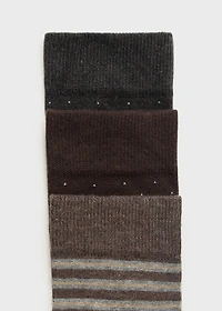 3 pack mixed socks
