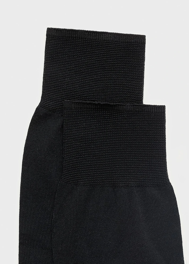 Pack of 2 long cotton socks