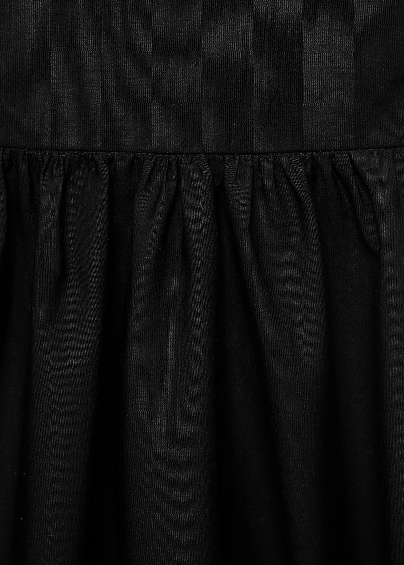 Halter dress with crossed back