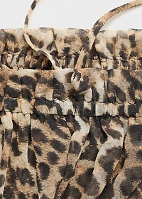 Leopard-print maxi-dress