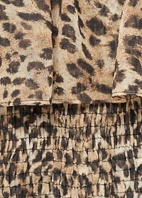 Leopard-print maxi-dress