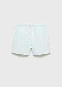 Seersucker swimming trunks