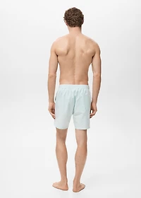 Seersucker swimming trunks