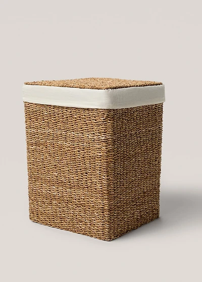 Large seagrass laundry basket