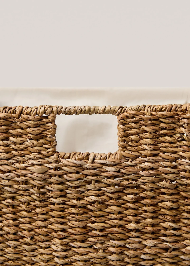 Large seagrass laundry basket