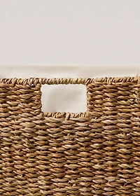 Large seagrass laundry basket