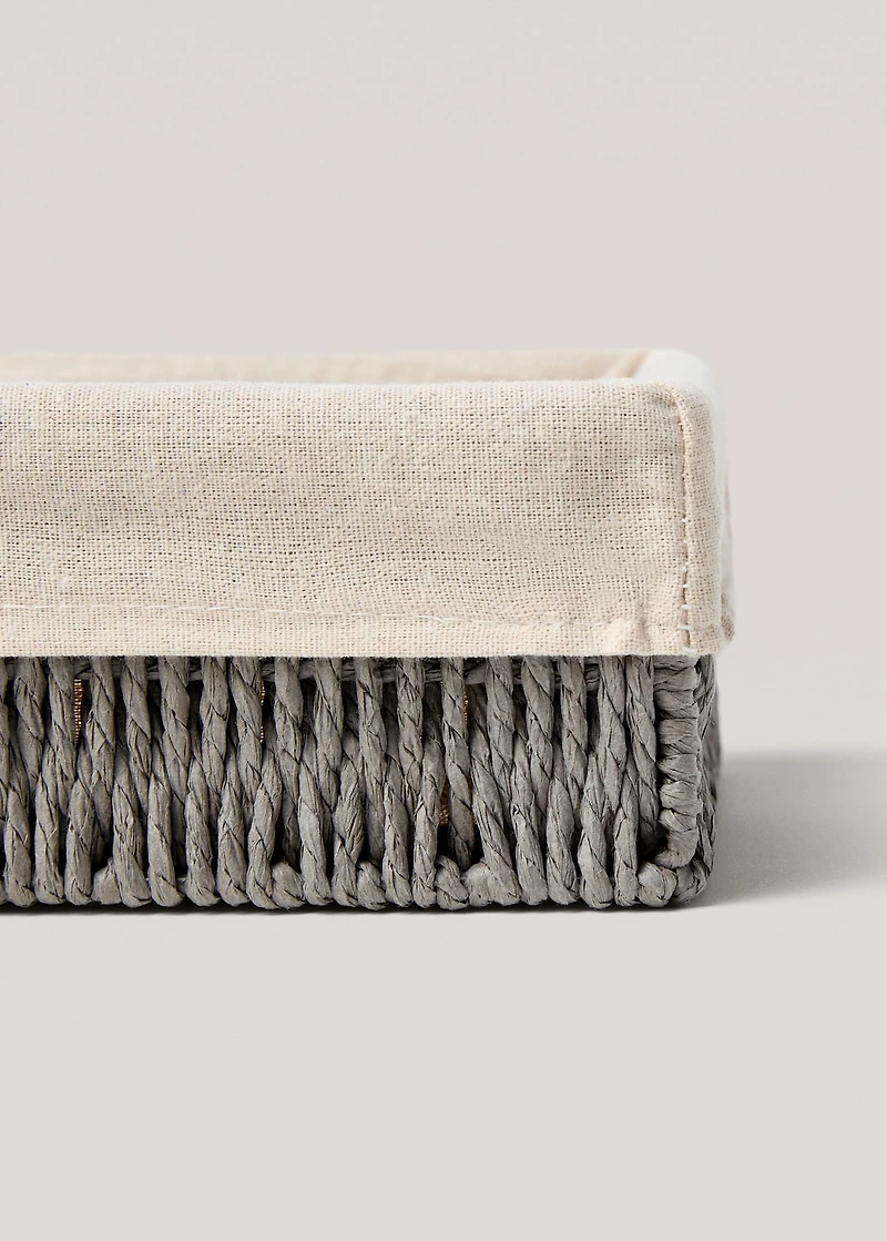 Large rectangular paper basket