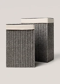 Medium paper laundry basket