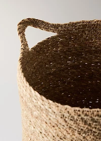 seagrass basket with handles