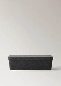 Felt box with lid