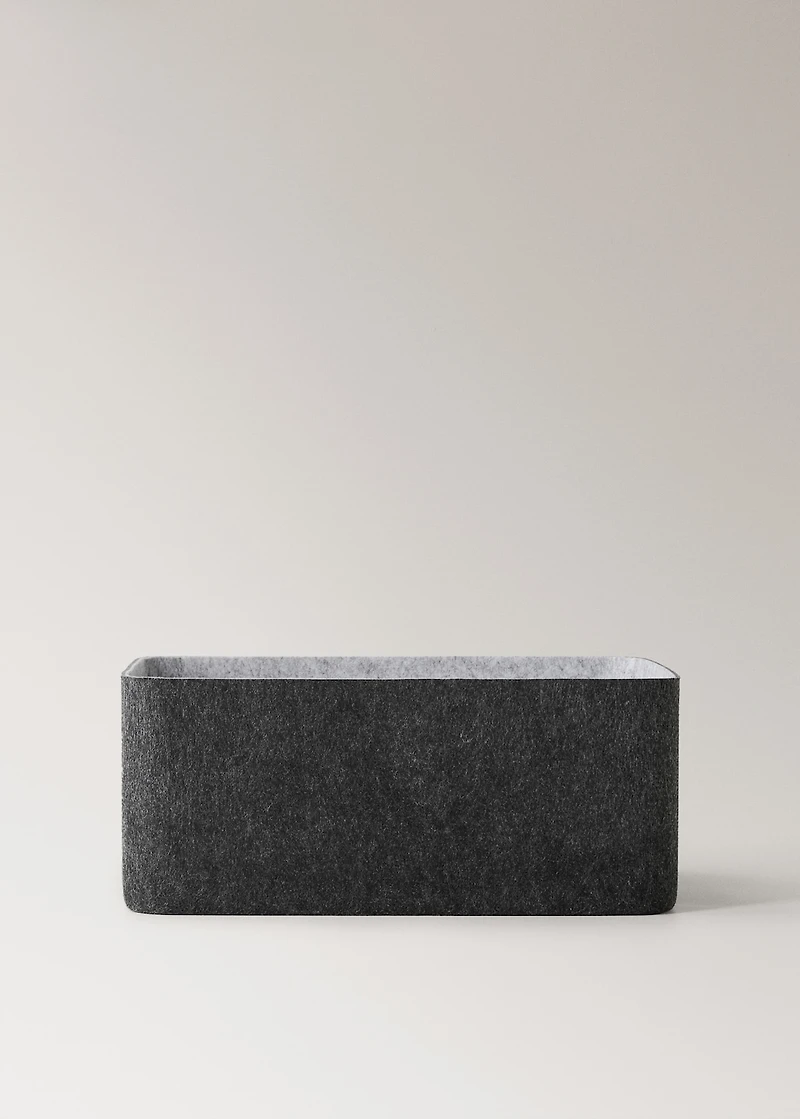 Medium felt box with handles