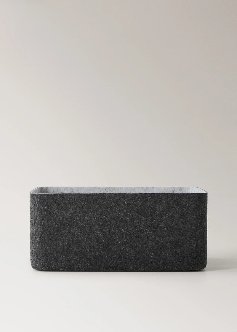 Large felt box with handles
