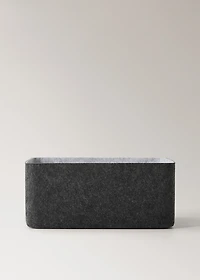 Large felt box with handles