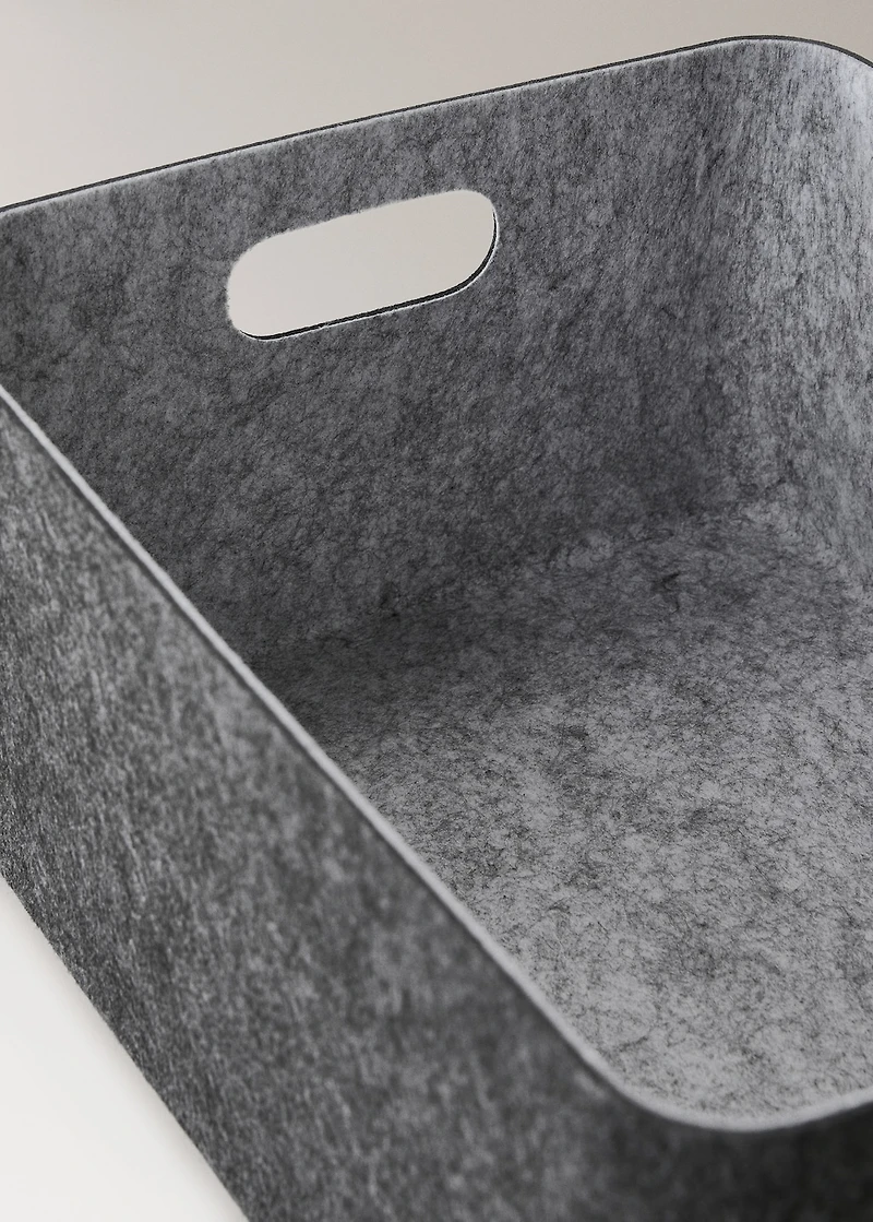 Large felt box with handles