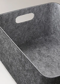 Large felt box with handles