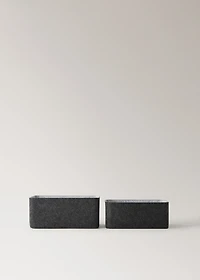 Large felt box with handles