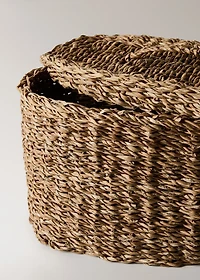 Medium oval seagrass basket