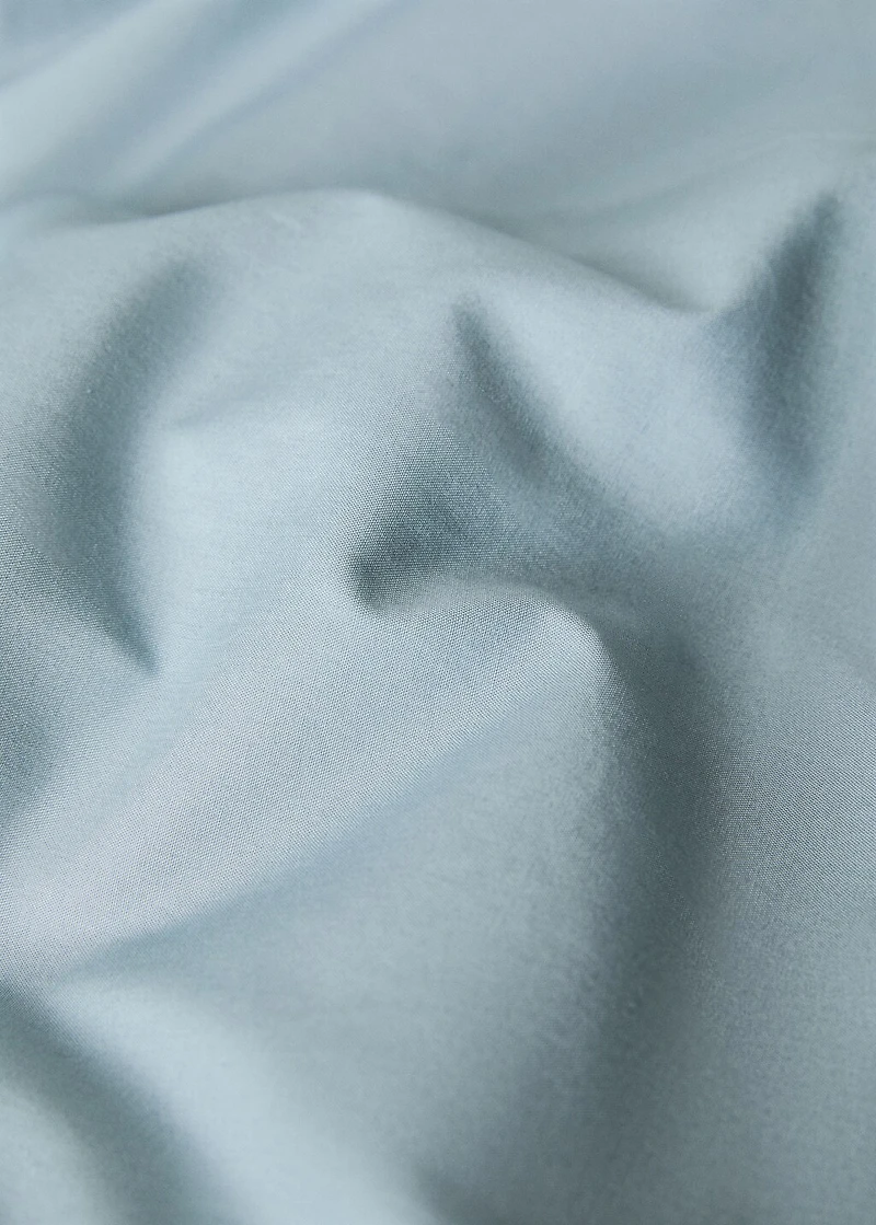 Cotton percale duvet cover for 150/160 cm bed