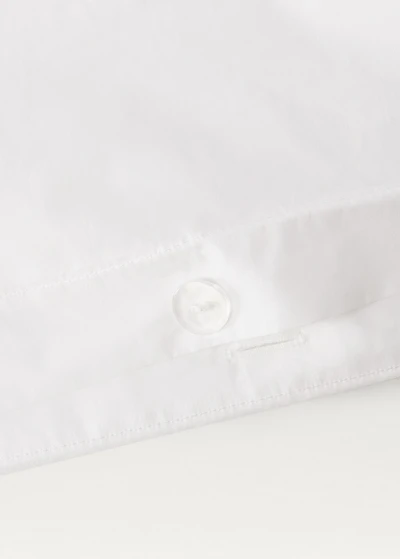 300-thread count cotton percale duvet cover for 53.15/55.12 bed