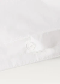 300-thread count cotton percale duvet cover for 53.15/55.12 bed
