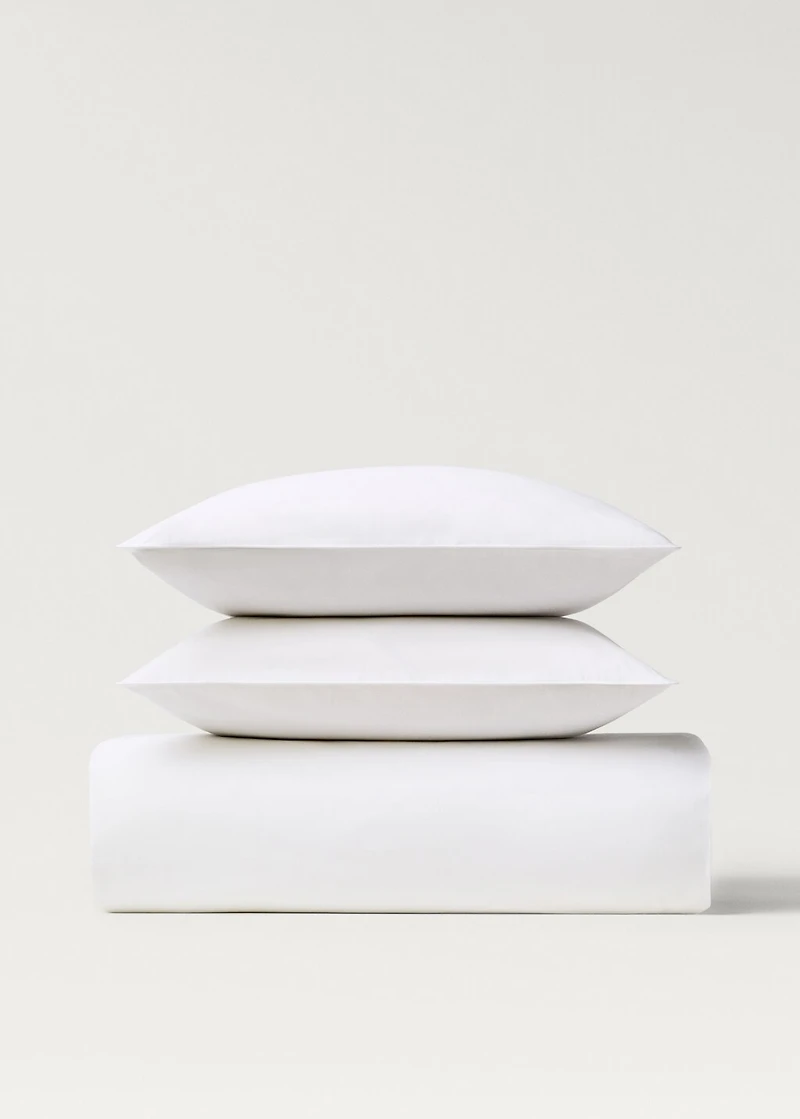 500-thread cotton percale duvet cover for 180/200cm bed