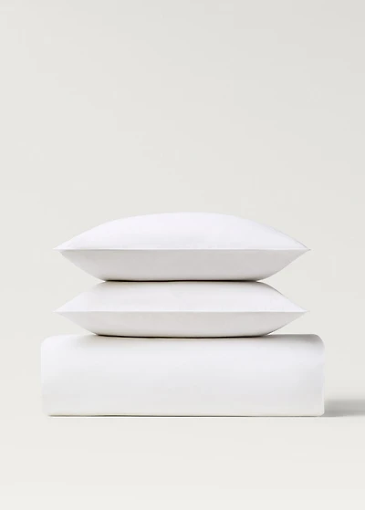 500-thread cotton percale duvet cover for 180/200cm bed