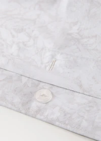 Percale cotton duvet cover with blurred floral print for cm bed