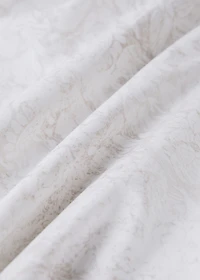 Percale cotton duvet cover with blurred floral print for 135/140 cm bed