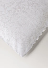 Percale cotton duvet cover with a blurred floral print for 180/200 cm bed