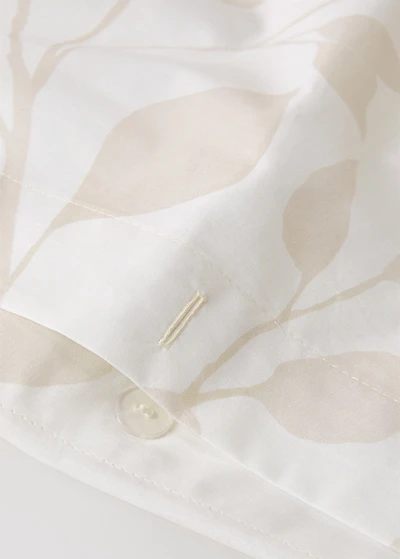 200-thread count percale cotton floral-print duvet cover for cm bed