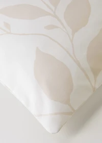 200-thread count percale cotton floral-print duvet cover for 53.15/55.12 bed