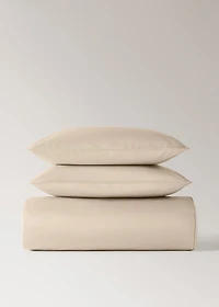 600-thread count satin cotton duvet cover for 53.15/55.12 bed