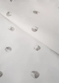 Cotton children's duvet cover with hedgehog print for 135/140 cm bed