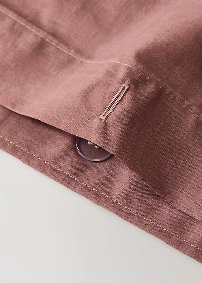 Percale cotton floral-print duvet cover for cm bed