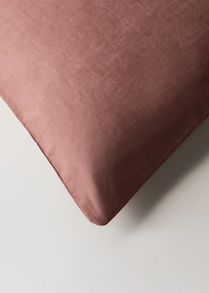 Percale cotton floral-print duvet cover for 150/160 cm bed