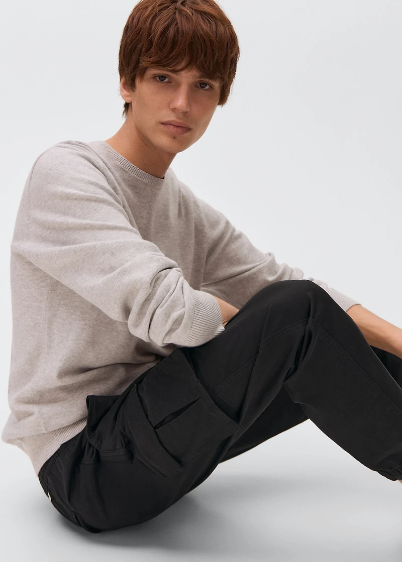 Cargo joggers with drawstring